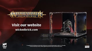 Limited Edition display case for the Warhammer Age of Sigmar Ushoran, Mortarch of Delusion miniature