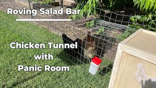 DIY Chicken Tunnel with Panic Box