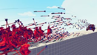 100X SPARTAN ARMY VS EVERY RANGED GOD - TOTALLY ACCURATE BATTLE SIMULATOR