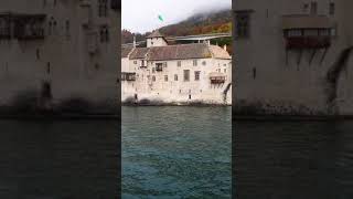 Cruising over Lake Geneva in Montreux,Switzerland 🇨🇭 |Château de Chillon#shorts #switzerland#autumn