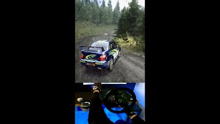 Clean Scandi Flick in the Scooby 👌🏻 #shorts #dirtrally2 #thrustmaster #subaru