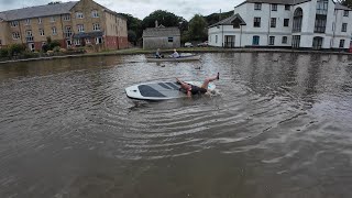 TRYING TO PADDLE BOARD WITH PAIGE ON THE CANNAL IN BUDE vlog 54