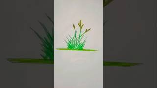 Easy drawing grass|how to draw grass|ঘাস আকা #simple #drawing #grass #shorts