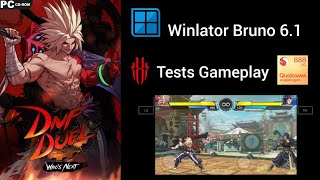 Winlator Bruno 6.1 Gameplay Dnf Duel tests Red Magic 6 Pro sd888