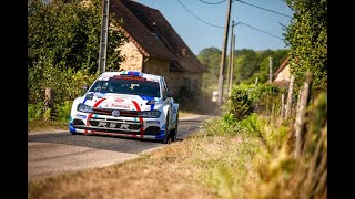 Caméra embarquée Saint Yrieix 2022 - ES5 COUSSAC - BONNEVAL - M. REYDELLET et A. HAMARD / VW POLO R5