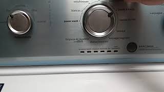 Lavadora Maytag - modo de prueba automático