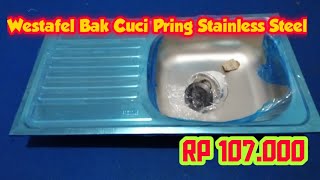 Unboxing Westafel Bak Cuci Piring