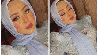 ميكب لفستان بيبي بلو💙اسهل طريقه لتعليم الميكب 💄للمبتدئين 💃💋