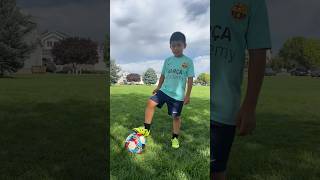 Rainbow Flick Learning: A Seven-Year-Old's Rainbow Flick! #soccerprodigy