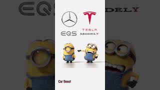 Tesla model Y or Mercedes EQS funny#tiktok  #trending #status #foryou #car #memes #funny  #shorts