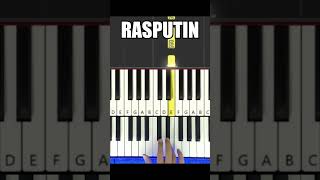 Rasputin | Piano Tutorial #shorts