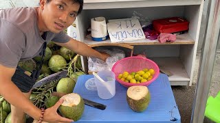 First Time Having Coconut In Vietnam!