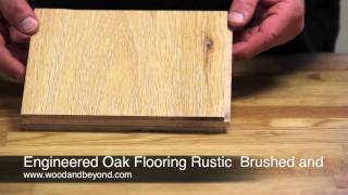 Engineered Oak Flooring Rustic Brushed and White Lacquered Review