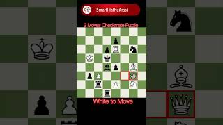 2 moves checkmate puzzle #chess #rapid #blitz #checkmate #chessgame #chesstraps #chesstricks #shorts