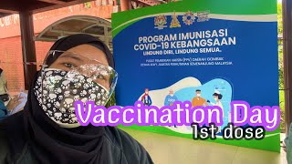 Vaccination Day Vlog | 1st dose Completed at FRIM July 2021 | ZAINIROHAIZAN