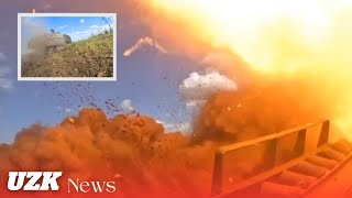 2nd Assault Battalion of the 3rd Assault Brigade of Ukraine 🇺🇦 hits an anti-tank mine.