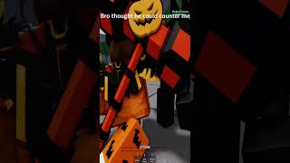 Dummy thought he could counter me! #roblox  #thestongestbattlegrounds  #shorts