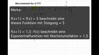 FC6 f(x+1) bei Exponentialfunktionen