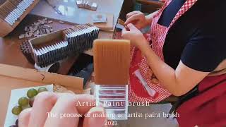 How to Make Artist Paint Brush process