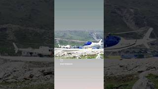 kedarnath #helicopter  🚁 landing video #shortsfeed #tejasdahiya #kedarnath #badrinath #uttarakhand