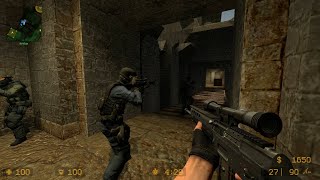 Counter Strike Source v92 - Sniper Rifles [AZTEC] [vs BOTS] 2023