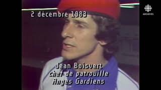 Les anges gardiens (« Guardian Angels ») dans le métro de Montréal en 1983