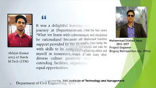 BMSIT CIVIL Testimonial by Student Alumnus