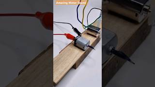 Dc Motor Sound Test #experiment #diy #sciencefairproject