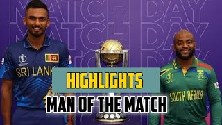 South Africa vs Srilanka Highlights| World cup 2023