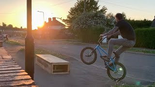 Quarantine BMX session with my 8 year old