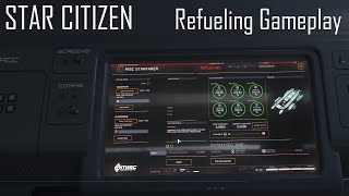 Star Citizen Alpha 3.17 PTU - Refueling Gameplay (Starfarer perspective) Ultrawide 1440p