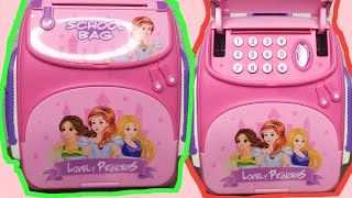 Mainan tas ajaib dengan menggunakan password. Tas princess pink imut