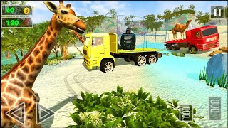 Farm Animal Truck TransportSimulatorReal hiran Transporter TruckDriving 3d Android Games Play part-8