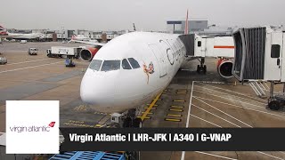 Virgin Atlantic | LHR-JFK | A340 | G-VNAP | Trip Report