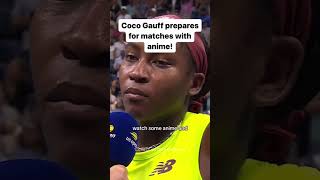 Coco Gauff Preps for Tennis Matches with Anime! #MyHeroAcademia