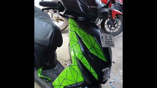 honda dio  sticker modifications