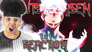 JUJUTSU KAISEN 1x1 REACTION "Ryomen Sukuna" | Anime Reaction