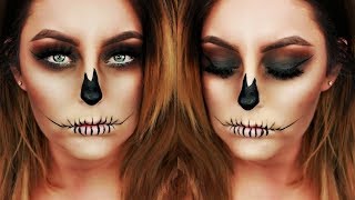 Halloween Skull Makeup Tutorial | Danielleishhh