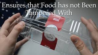 Tamper Evident Food Seals For Restaurant Take Out