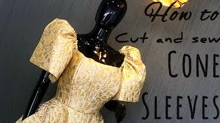 How To Cut And Sew Cone Sleeves