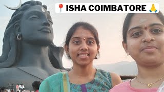 Day-2 Golden Temple 📍ISHA Foundation Coimbatore Food Stay details Adiyogi Light show 🕉️