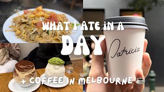 What I ATE in a day in Melbourne | Coffee Shops to VISIT in Melbourne