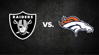 Madden 24 - Raiders (0-0) vs. Broncos (0-0) NFL Season Simulation Week 1