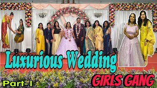 ಎಷ್ಟೊಂದು Grand ಮದುವೆ 😮School friend wedding❤️luxurious wedding #kannadavlogs #kannada#wedding