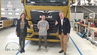 Alexis, l’un des meilleurs apprentis de France | MAN Truck & Bus France