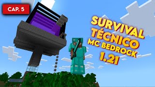 ✅😱CONSTRUYO LA GRANJA MAS GRANDE DE ORO | ✅ Survival Técnico 1.21- Ep.5 #minecraft #shorts