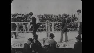 James Corbett-Bob Fitzsimmons Boxing Match 1897