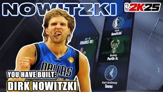 DIRK NOWITZKI BUILD IS A CHEAT CODE ON NBA2K25