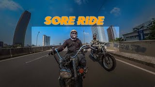 nyoride Ke Situ Sawangan Seduh Kopi & Makan Gemblong #britishstyle #yamahascorpio #asmr #kopi