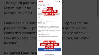 CVS REMOTE CSR $$$17-27 #workfromhomejobs #2023 #remotework #joebiden #joebiden #studentlife #work